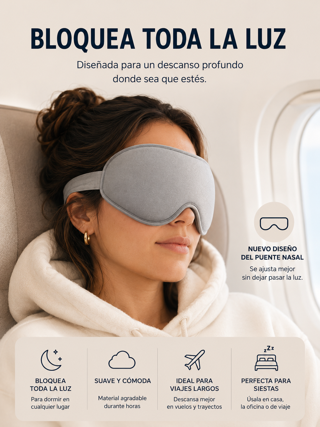 Máscara de sueño premium